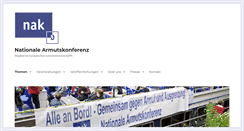 Desktop Screenshot of nationale-armutskonferenz.de