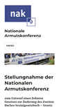 Mobile Screenshot of nationale-armutskonferenz.de